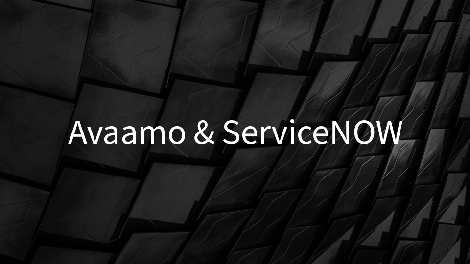 Avaamo and ServiceNow
