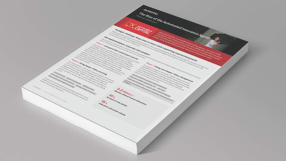 Automated conversational AI insurance agent