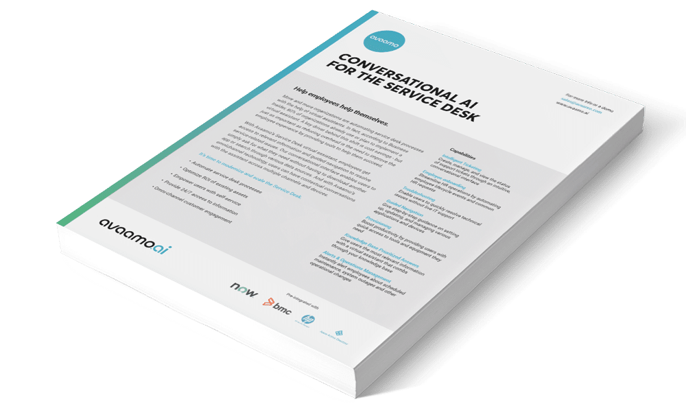 datasheetform conversationalaiservicedesk