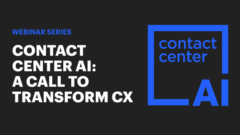 webinar card contact center ai